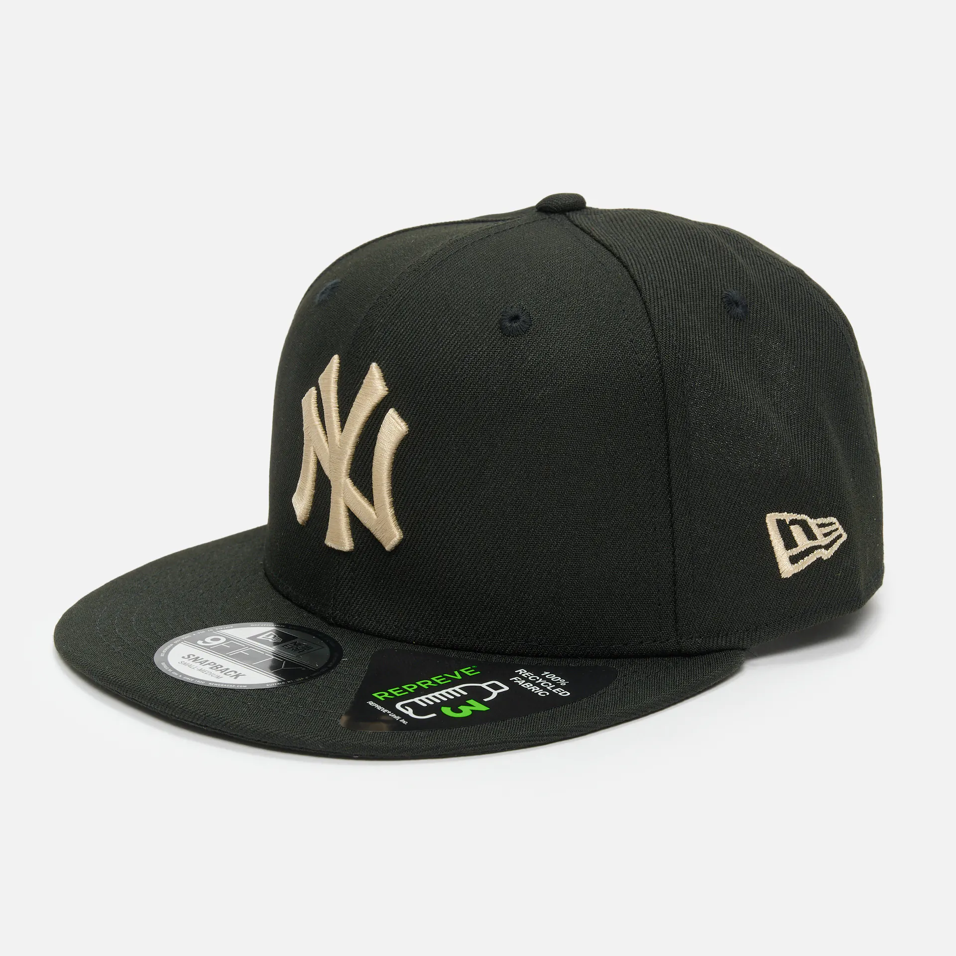 New Era MLB NY Yankees Repreve 9Fifty Snapback Cap Black Graphite